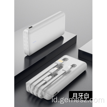 Pengisi Daya Bank Daya 10000mAh dengan 2 Port USB